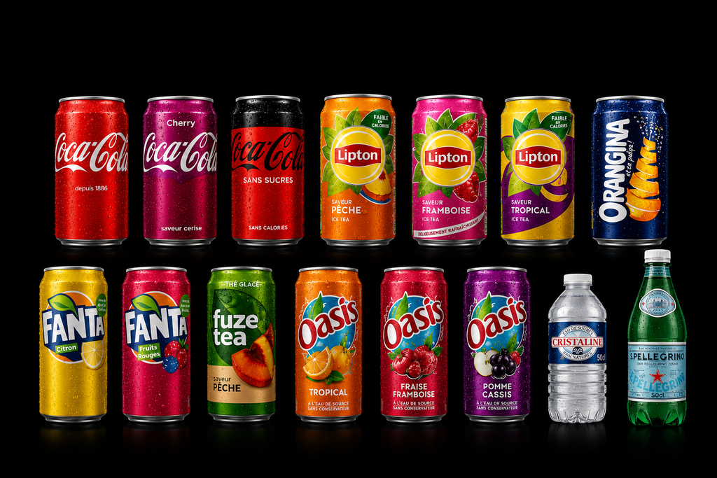 Sodas, Thés & Eaux
